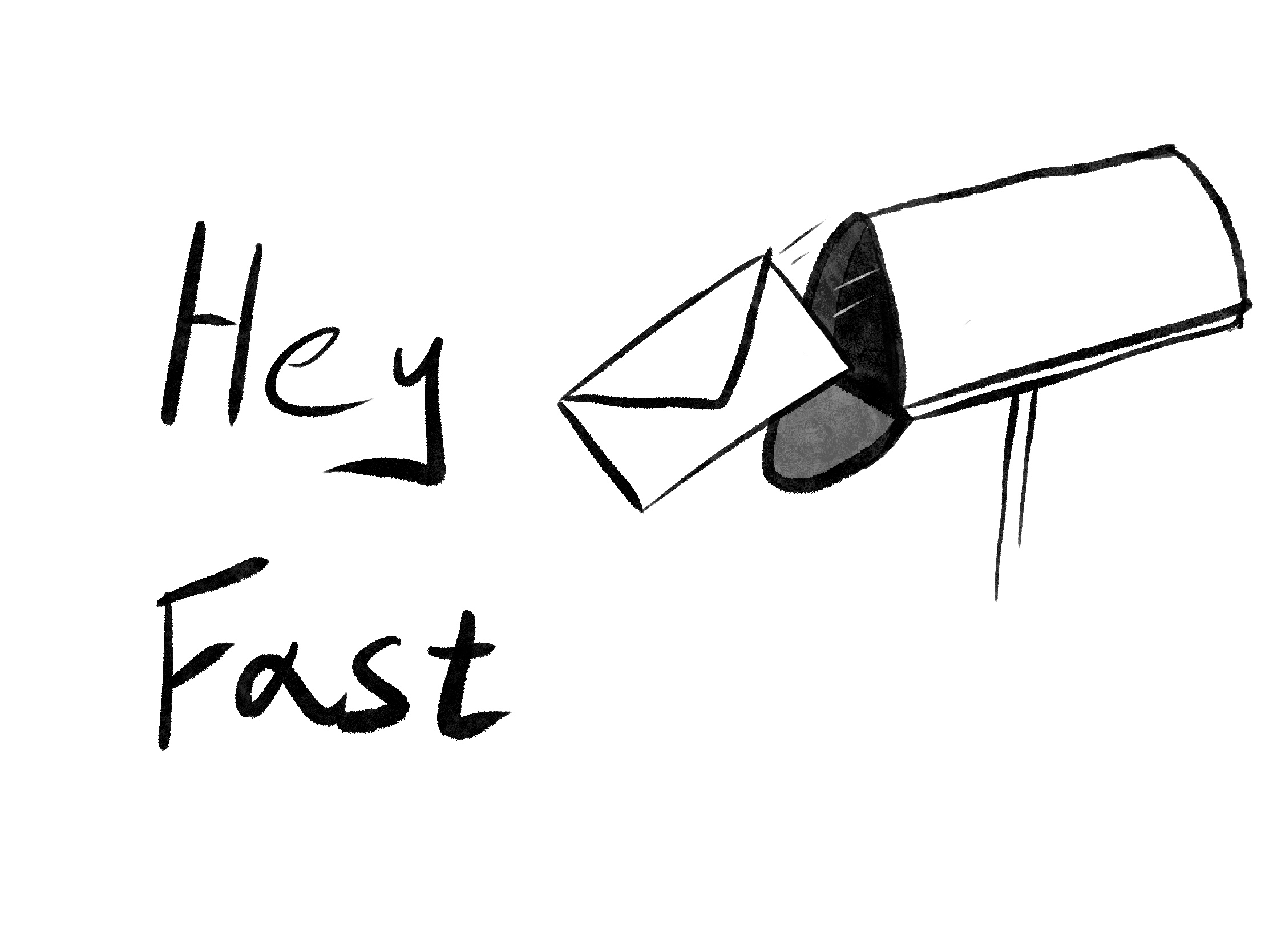 HEY - Fastmail doodle